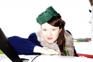 The lovely Katy Carr at Denham Aerodrome - 'Definitely one for the Mercury Prize Jury to consider'