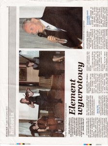 Dziennik Polski Polish Daily News 8th April 01 2011