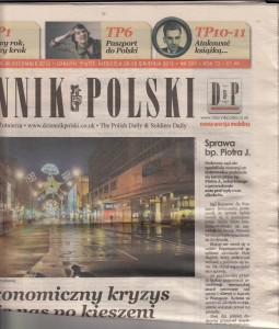 Dziennik Polski Dec 2012 Article