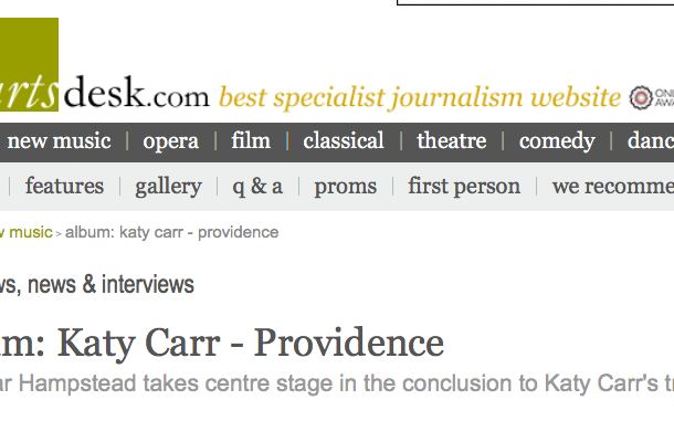 Katy Carr review at the Arts Desk